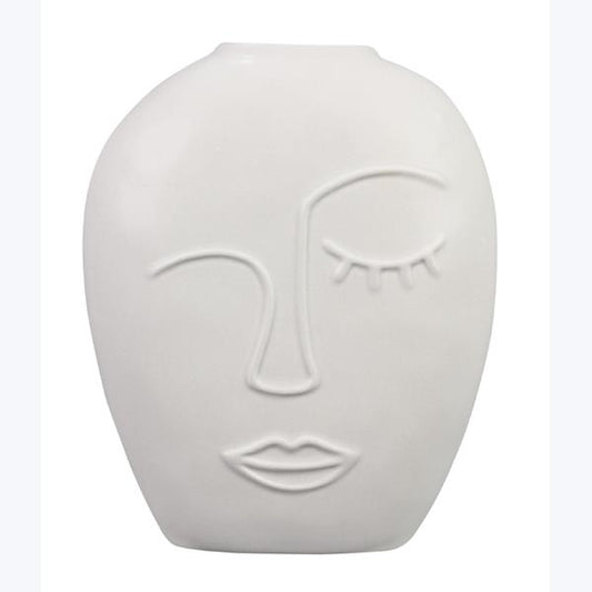 Ceramic Modern Handmade Face Vase