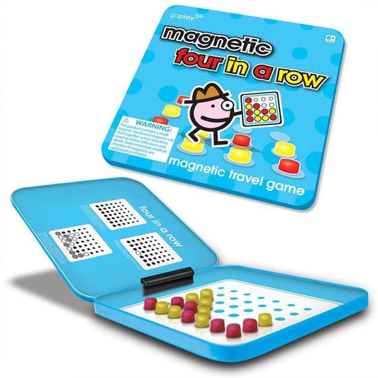 Goplay Magnetic Four In A Row, Travel Game