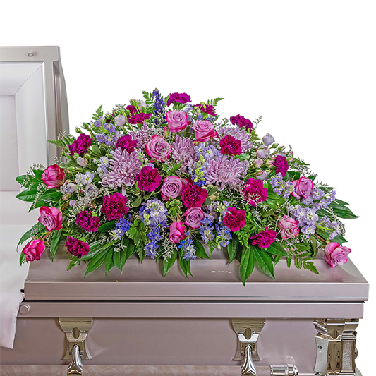 Gracefully Majestic Casket Spray