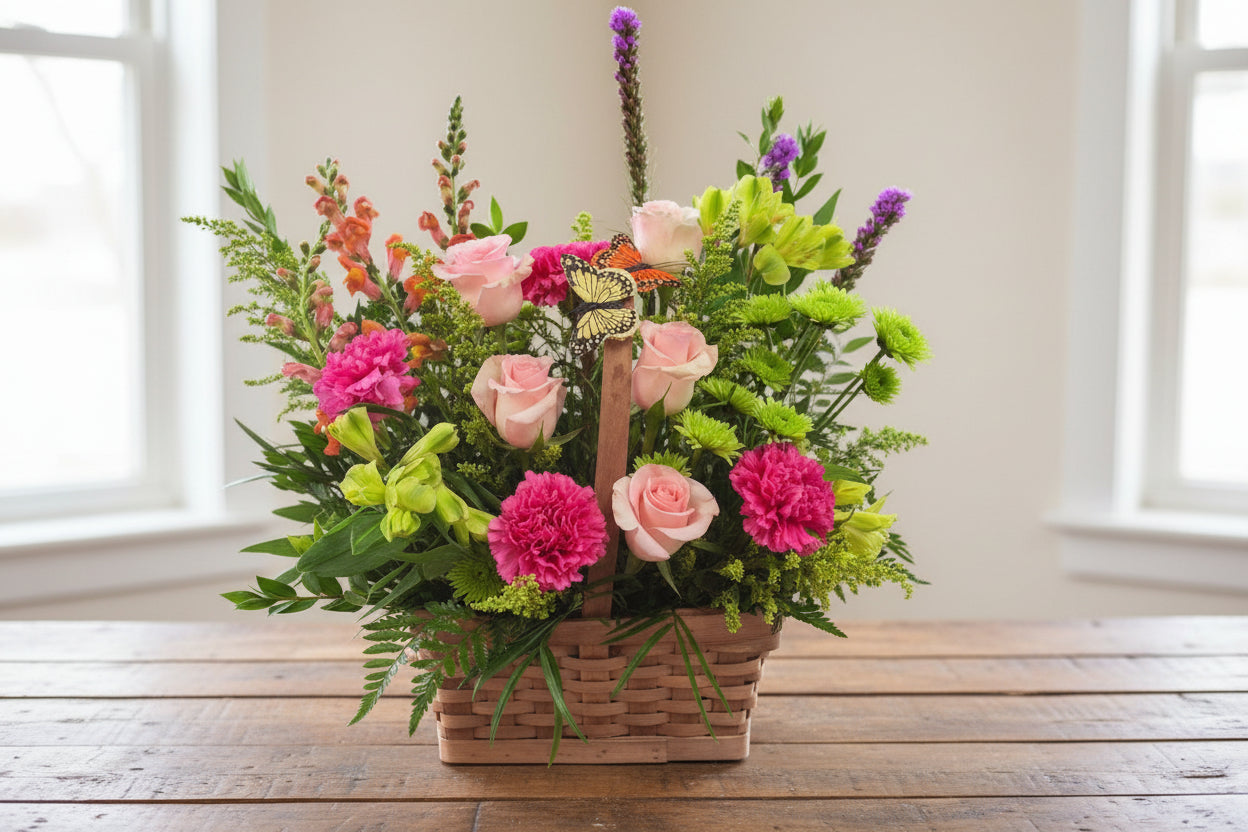 Butterfly Garden Basket