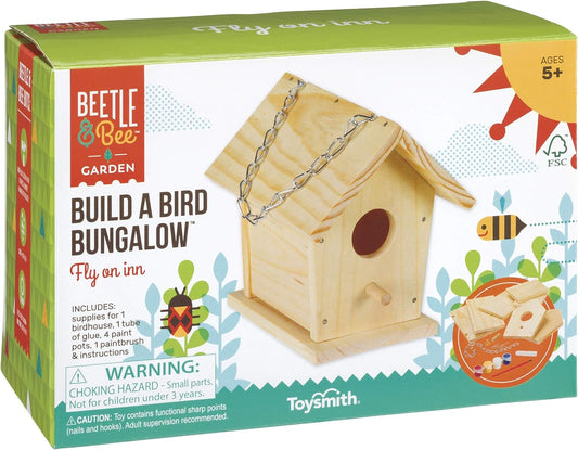 Beetle & Bee Build A Bird Bungalow, Backyard Birdhouse Kit