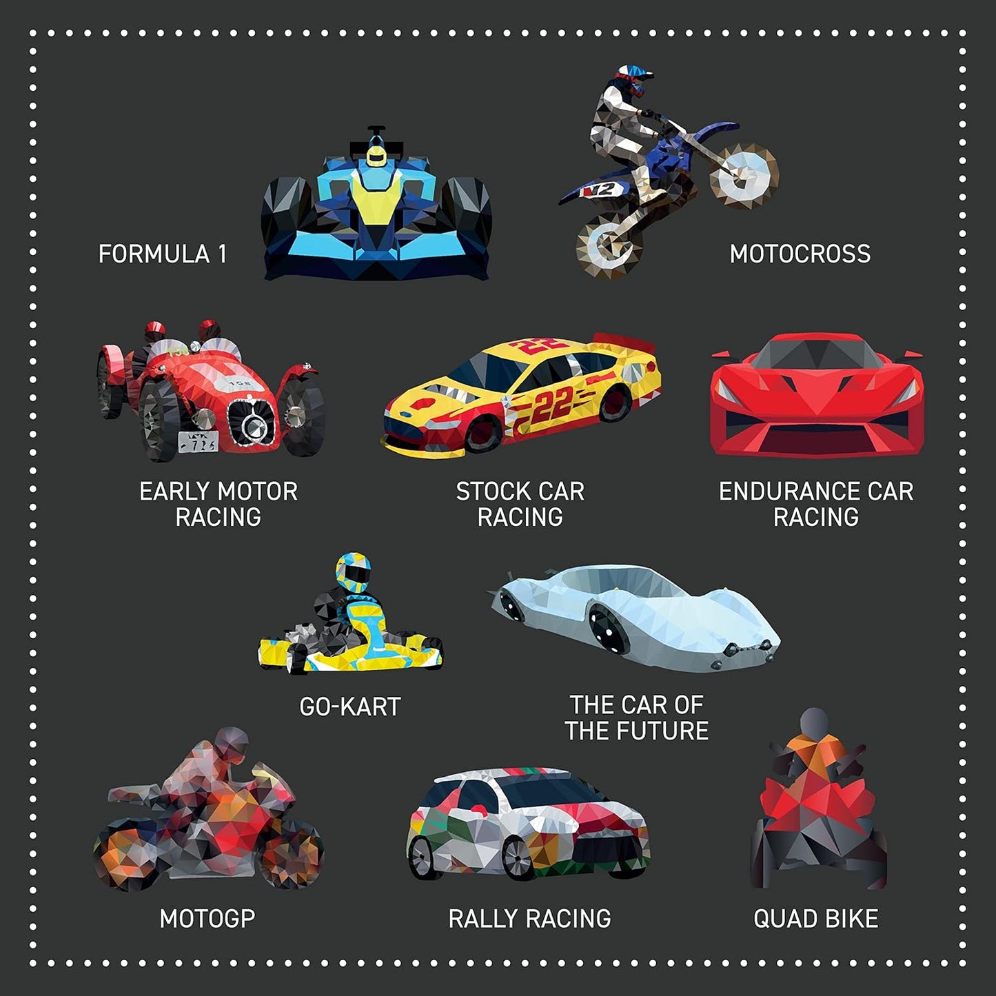 My Sticker Paintings - Cars