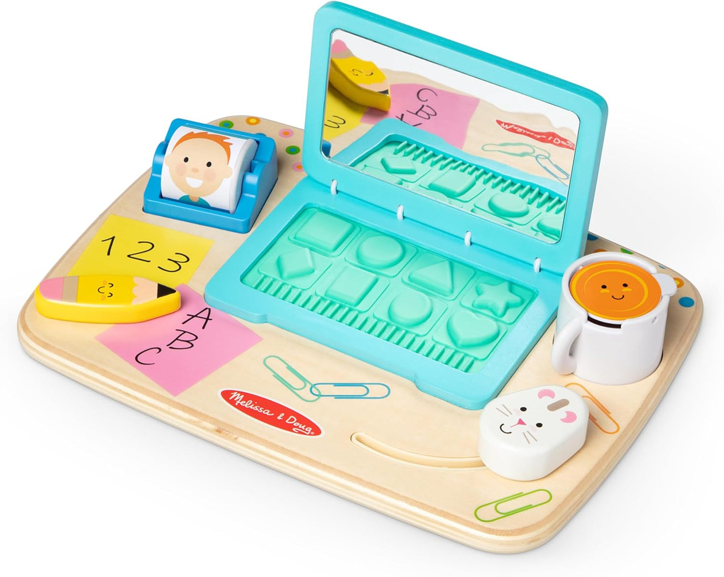 Melissa & Doug Work & Play Desktop Activity Board