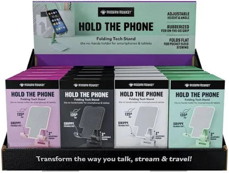 Modern Monkey Hold The Phone Folding Tech Stand