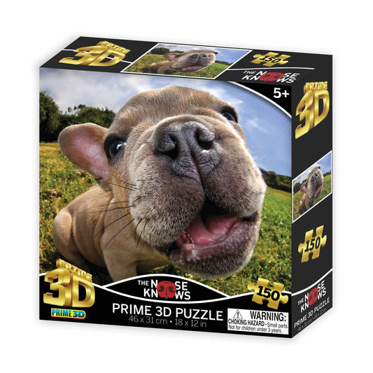 The Nose Knows Pugsley 150 Piece 3D Puzzle