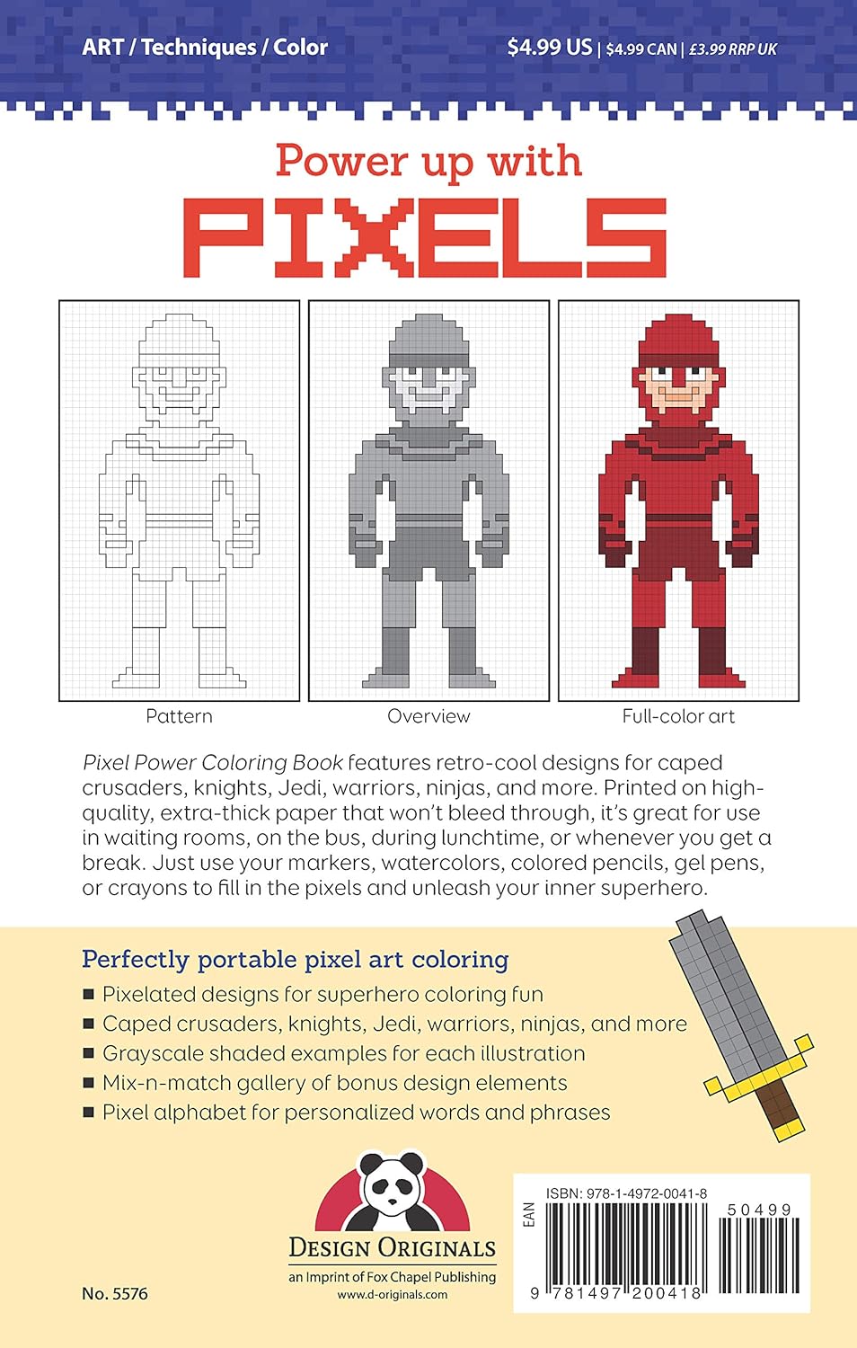 Pixel Power Coloring Book