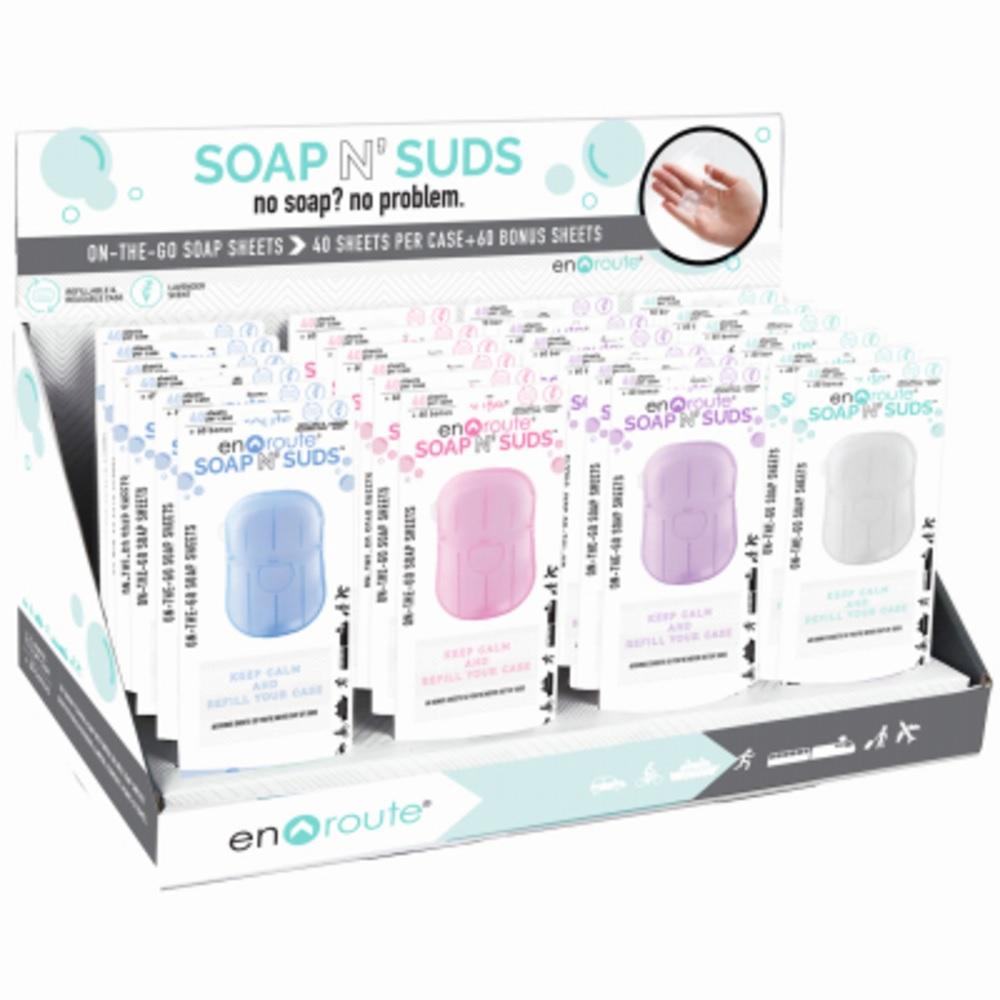 En Route Soap 'n Suds On-The-Go Soap Sheets