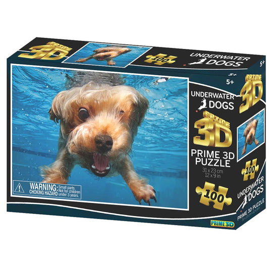 Brady Underwater Dog 100 Piece 3D Puzzle