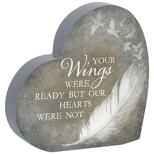 "Your Wings" Heart Sitter