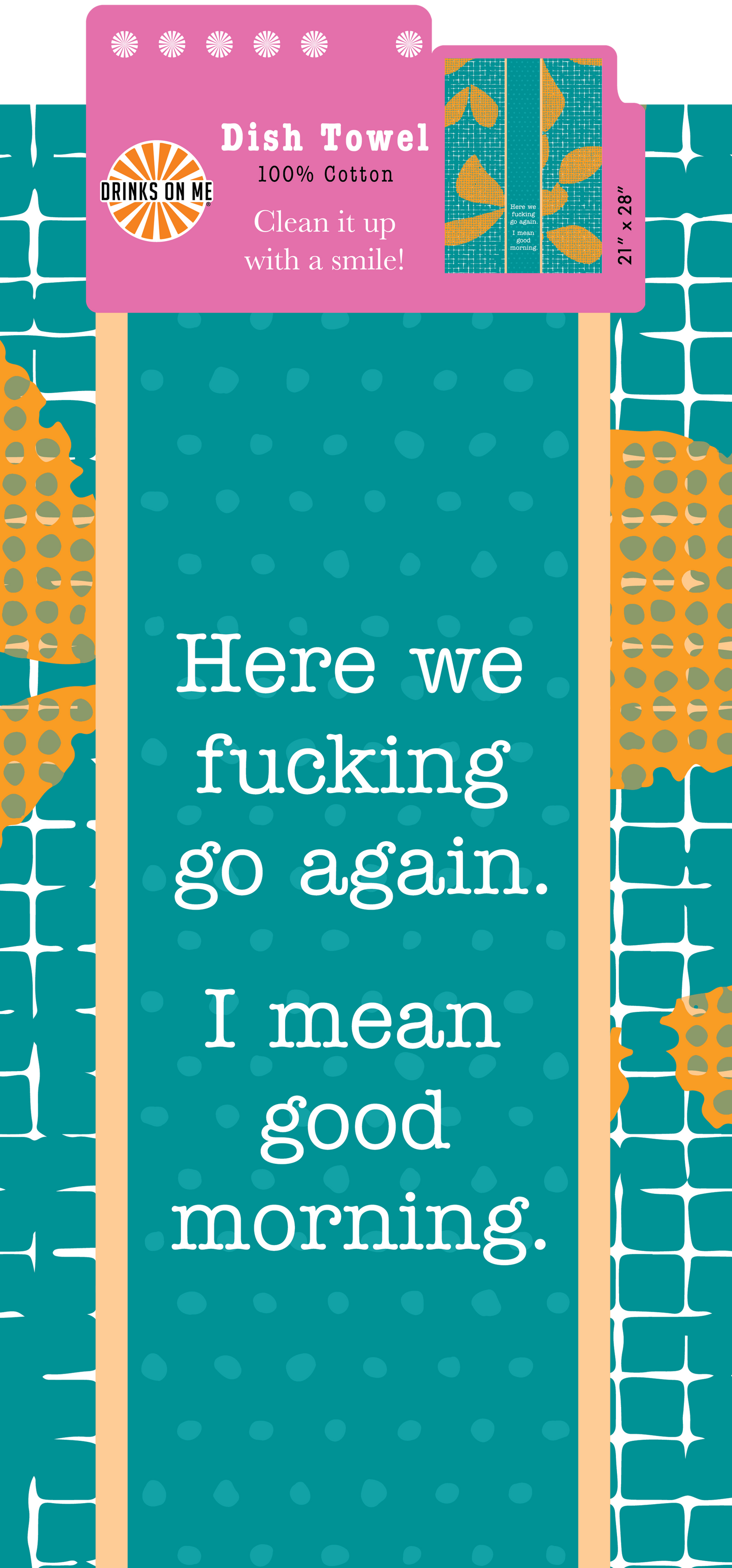 DISH TOWEL: Good Morning