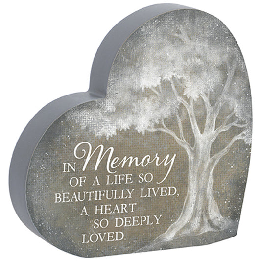 "In Memory" Heart Sitter