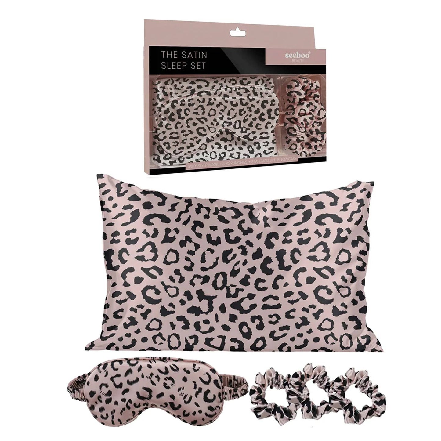 THE SATIN SLEEP SET (5 PIECES)