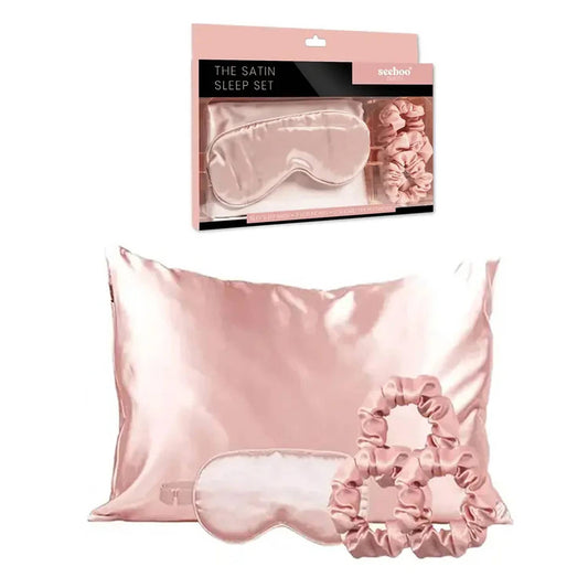THE SATIN SLEEP SET (5 PIECES)