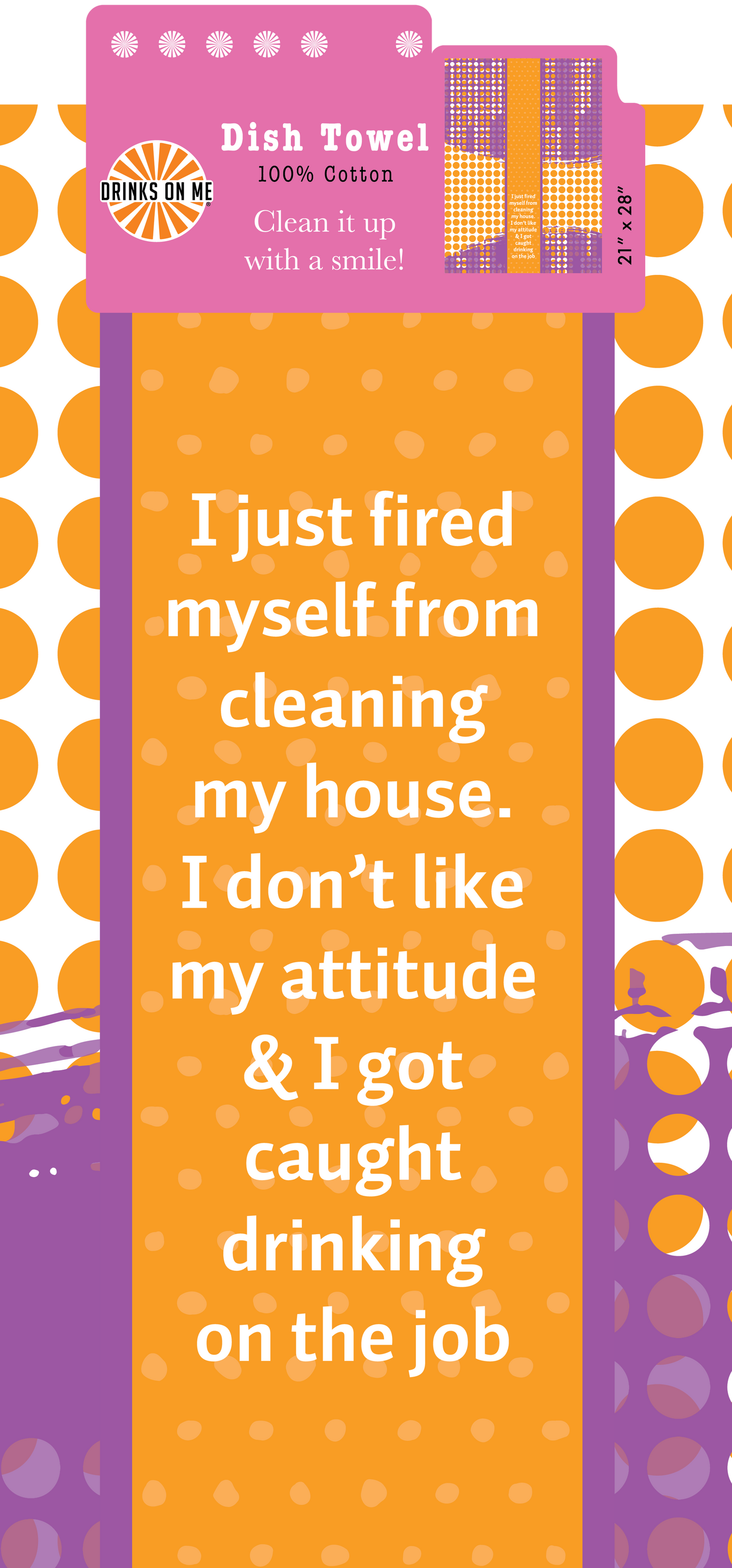 DISH TOWEL: Fired
