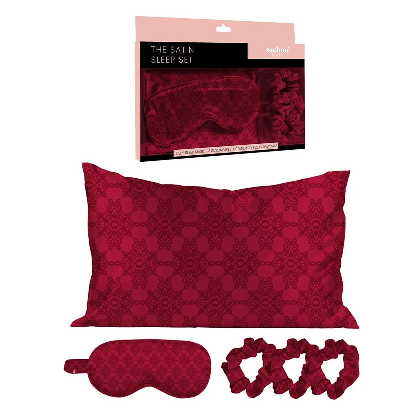 THE SATIN SLEEP SET (5 PIECES)