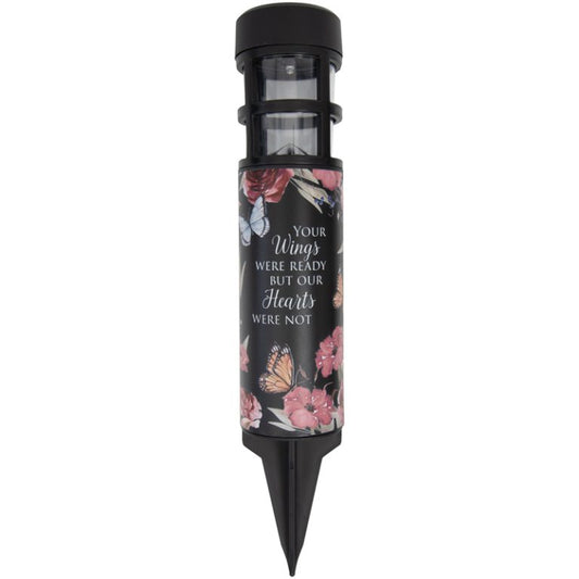 Wings Were Ready – Memorial Solar Stake Light