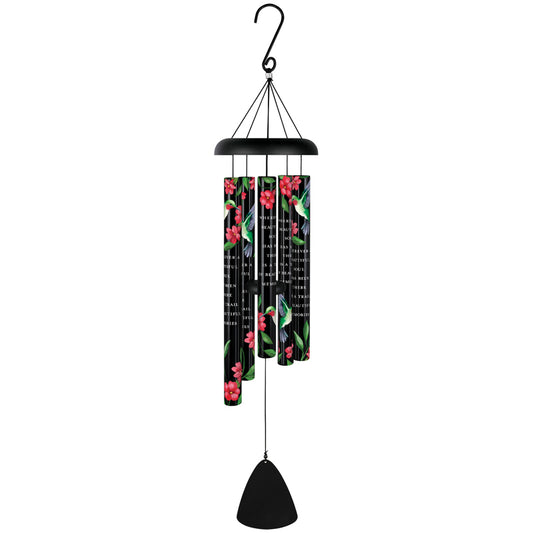 Beautiful Soul 38" Black Picturesque Wind Chime