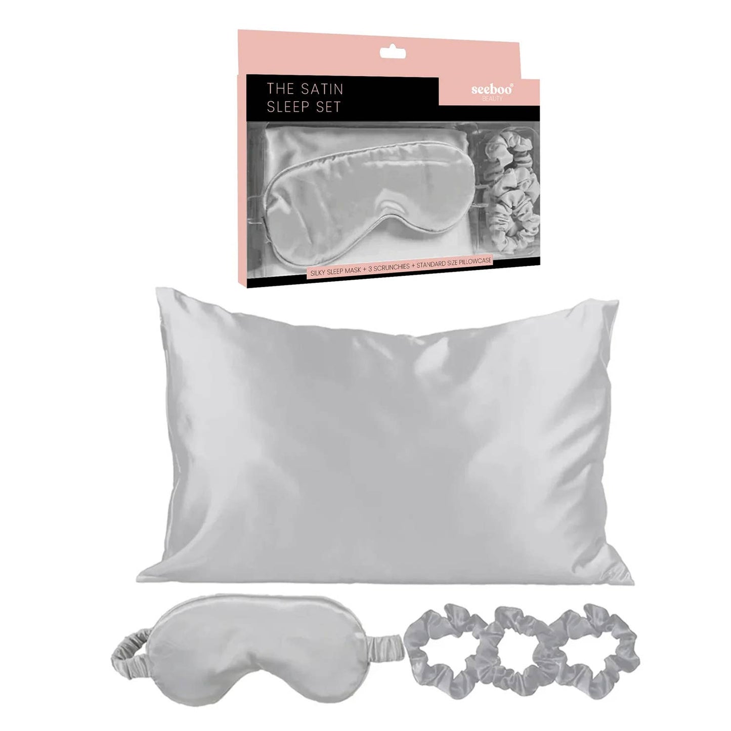 THE SATIN SLEEP SET (5 PIECES)