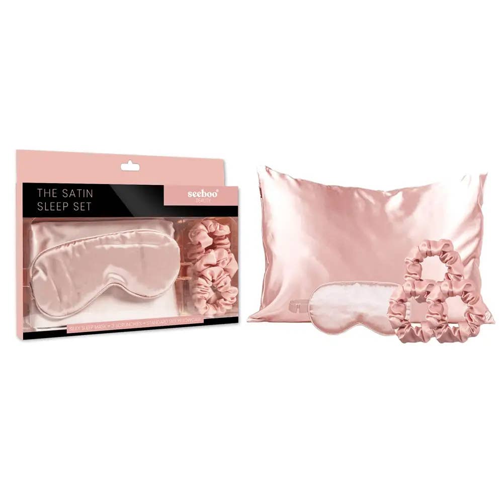 THE SATIN SLEEP SET (5 PIECES)