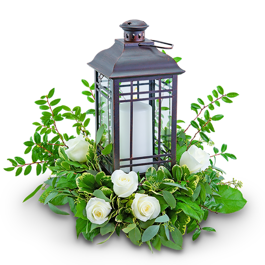 Signature Rustic Rose Lantern