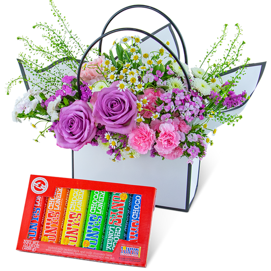 Chocolate-Covered Love Blooming Tote Ensemble