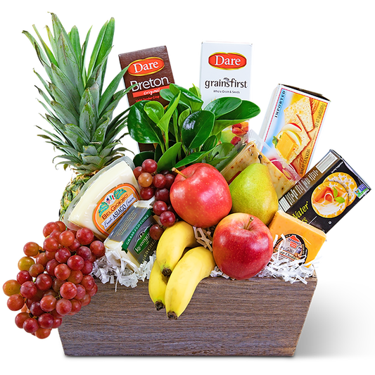 Classic Fruit and Cheese Basket