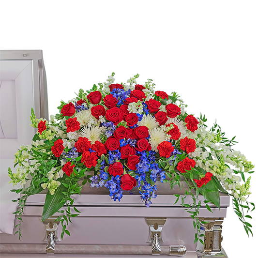 Valiant Honor Casket Spray