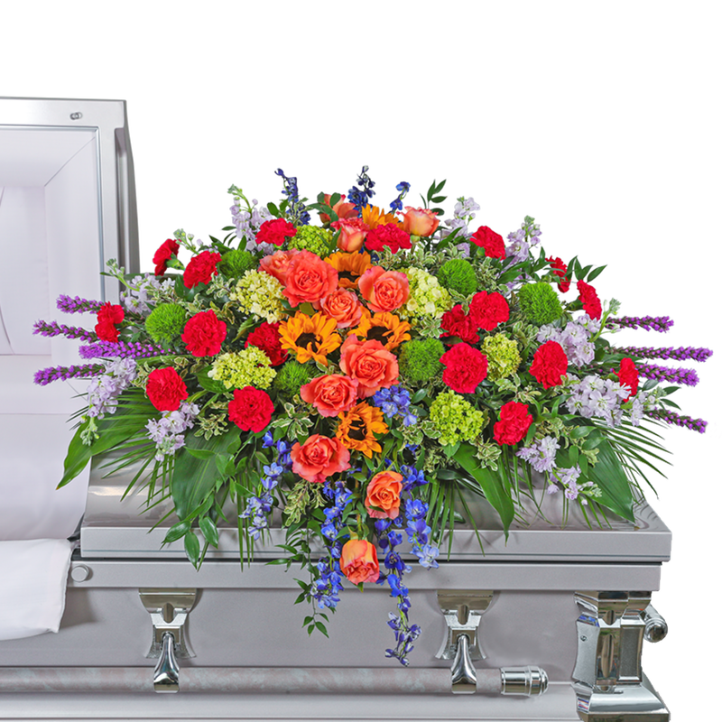 Treasured Memories Casket Spray