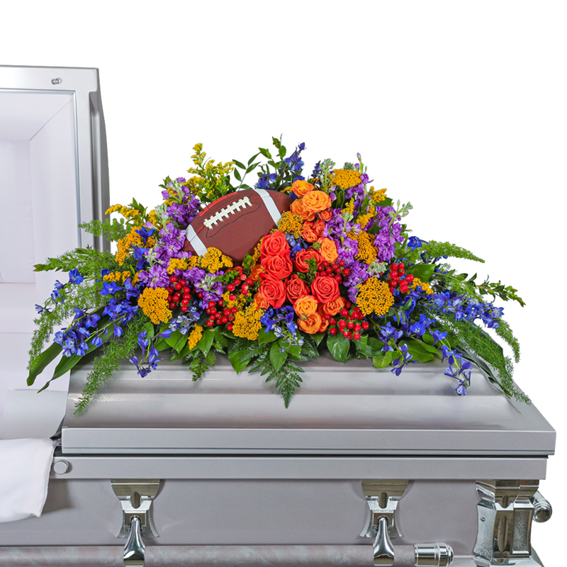 Tears in Heaven Personalized Casket Spray