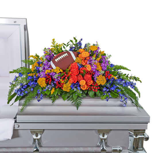 Tears in Heaven Personalized Casket Spray