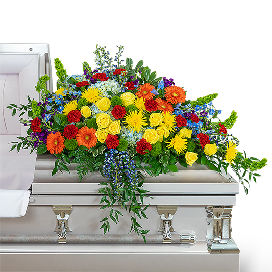 Vibrant Life Casket Spray