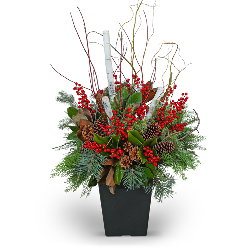 Winter Porch Pot