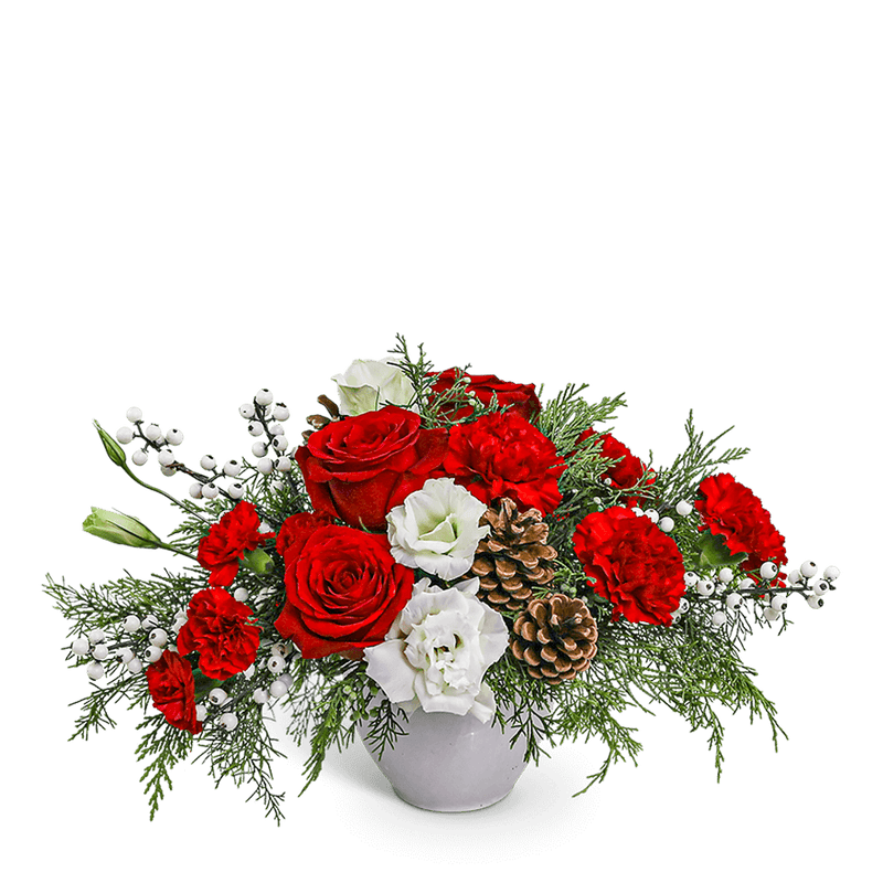 Snowberry Holiday Centerpiece