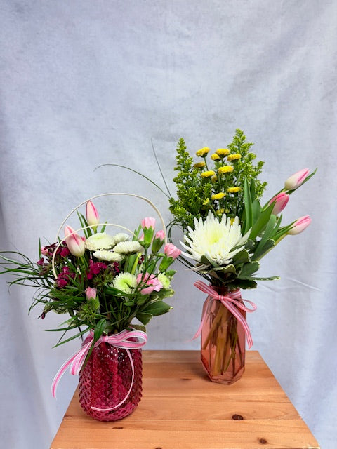 "Thank You" Bud Vase arrangement