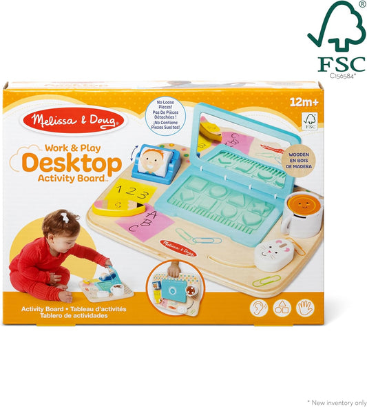 Melissa & Doug Work & Play Desktop Activity Board