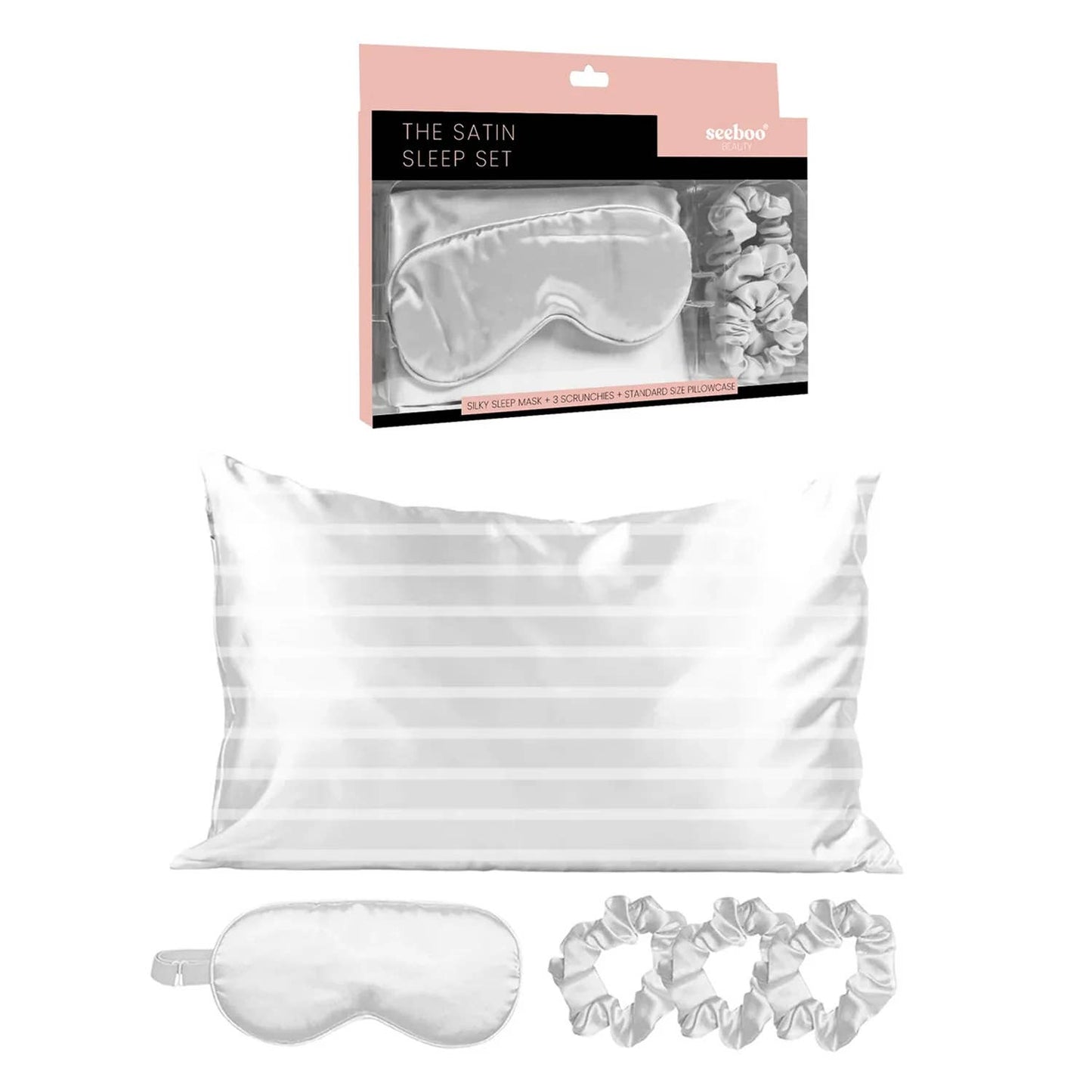 THE SATIN SLEEP SET (5 PIECES)