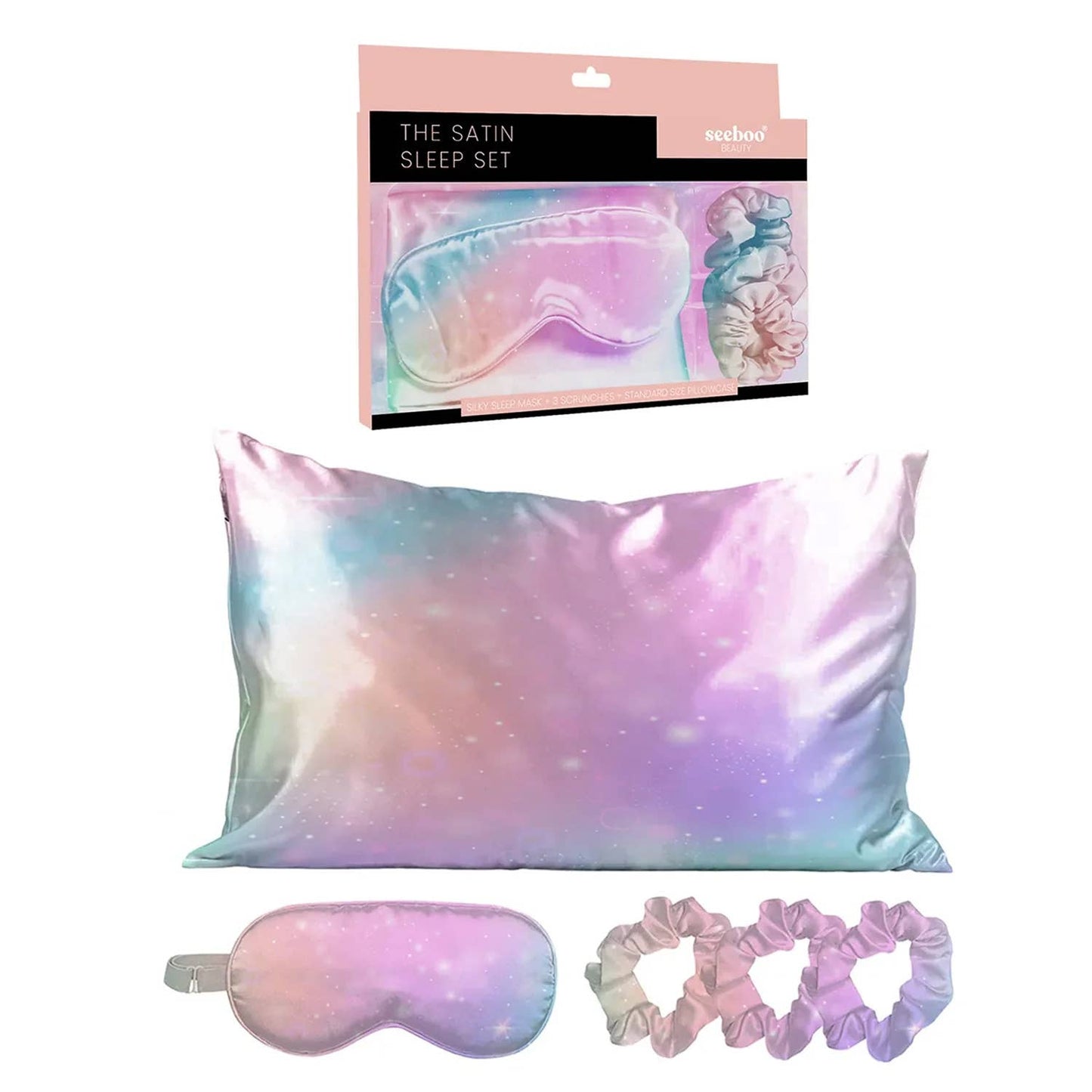 THE SATIN SLEEP SET (5 PIECES)