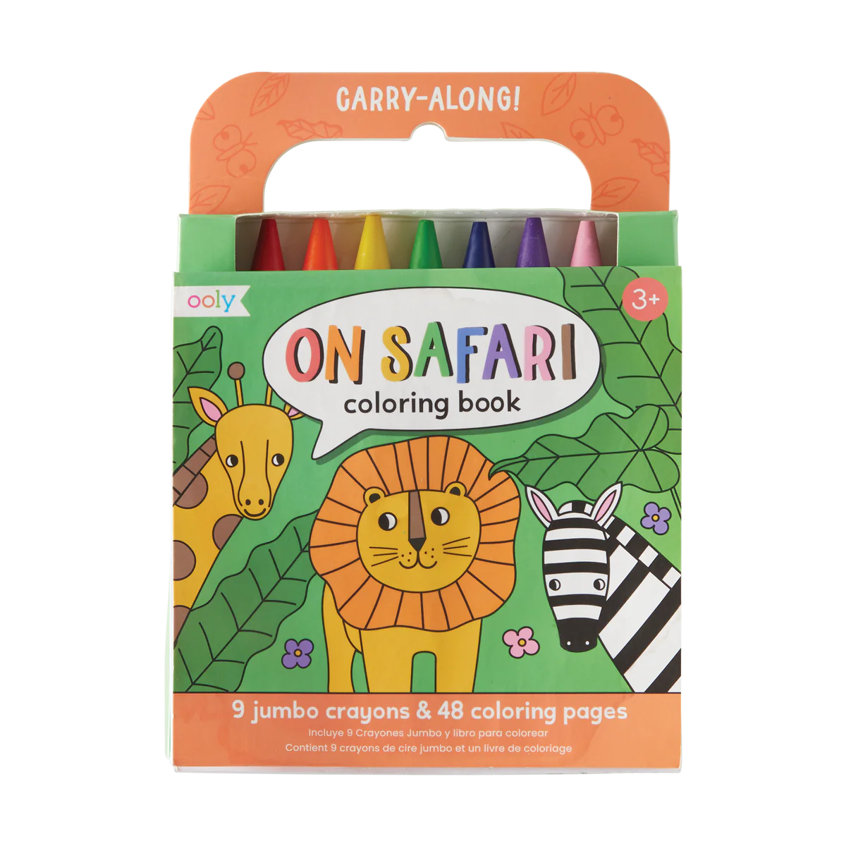 On Safari Carry Along Coloring Book