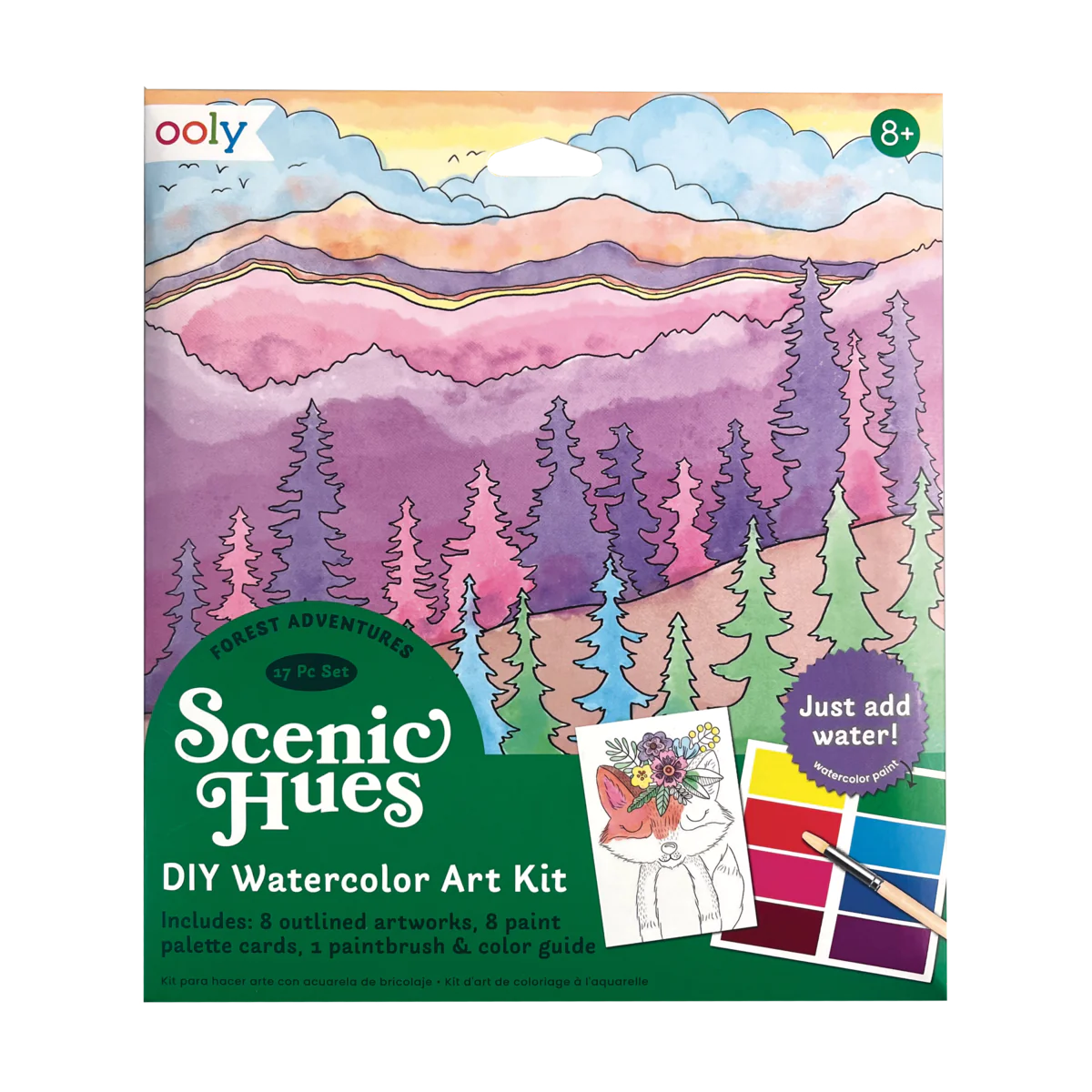 Scenic Hues DIY Watercolor Art Kit