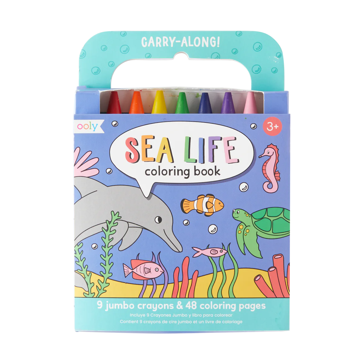 Sea Life Carry Along Coloring Book