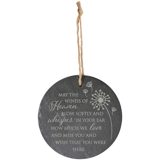 "Winds Of Heaven" Slate Ornament